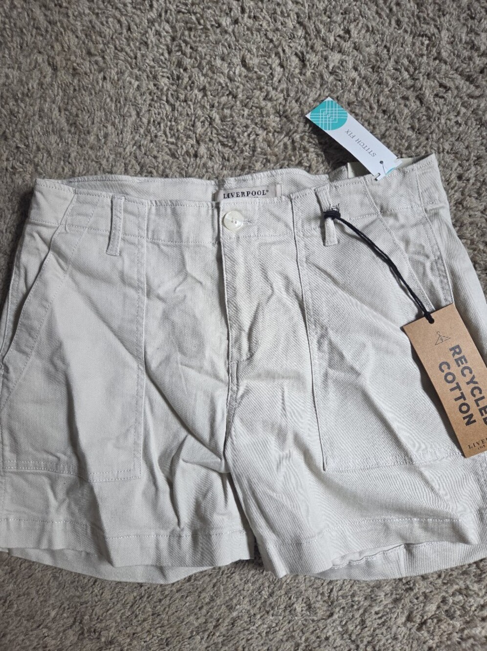 Liverpool Women’s Light Khaki Cotton Shorts